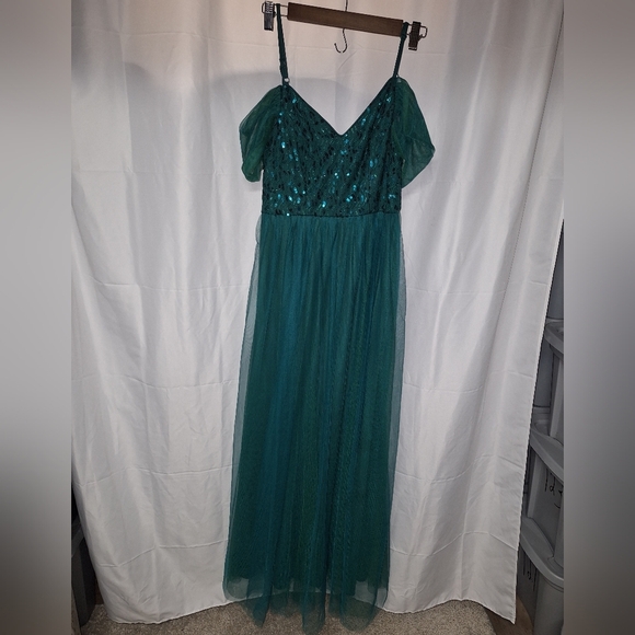 Ever Pretty Teal Evening Dress - Picture 1 of 8